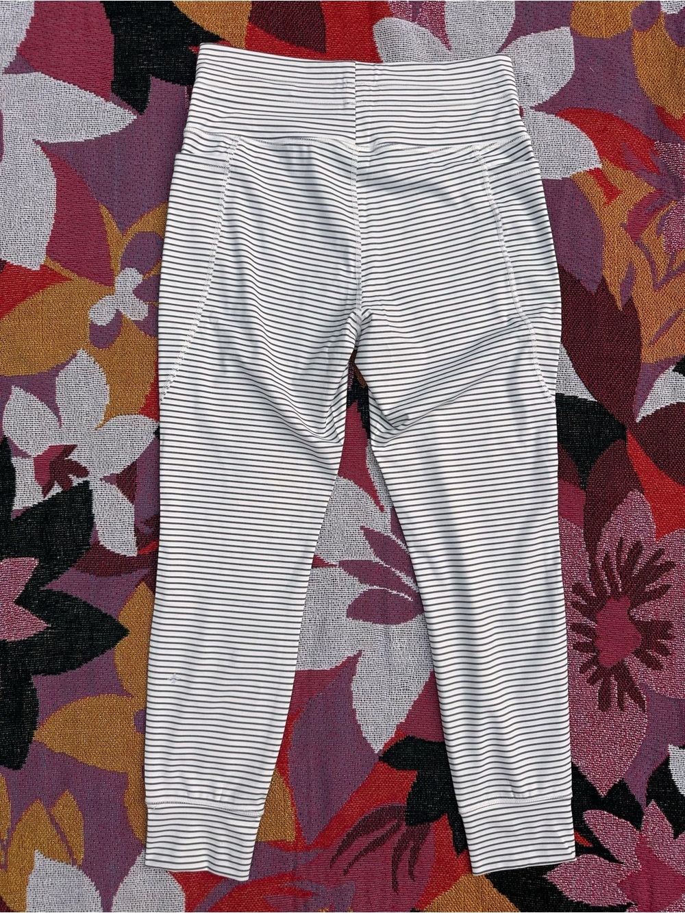NWT! Halara High Waisted Drawstring Striped Yoga Leggings with Pockets - Picture 7 of 8